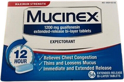  Mucinex Chest Congestion Maximum Strength 12 Hour