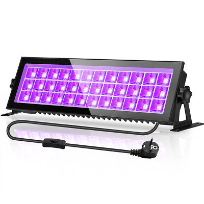 100W LED Schwarzlichtlampe UV Bar Schwarzlicht Strahler Röhre Club Party Disco
