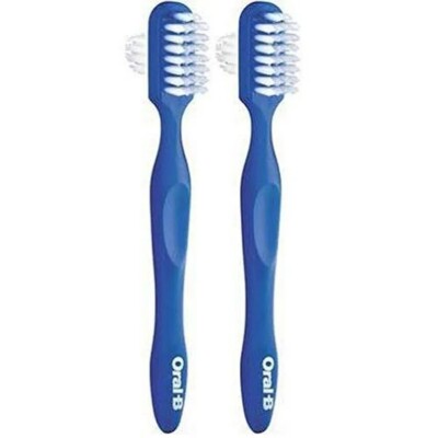 (3 Pack) Oral B Denture Brush New
