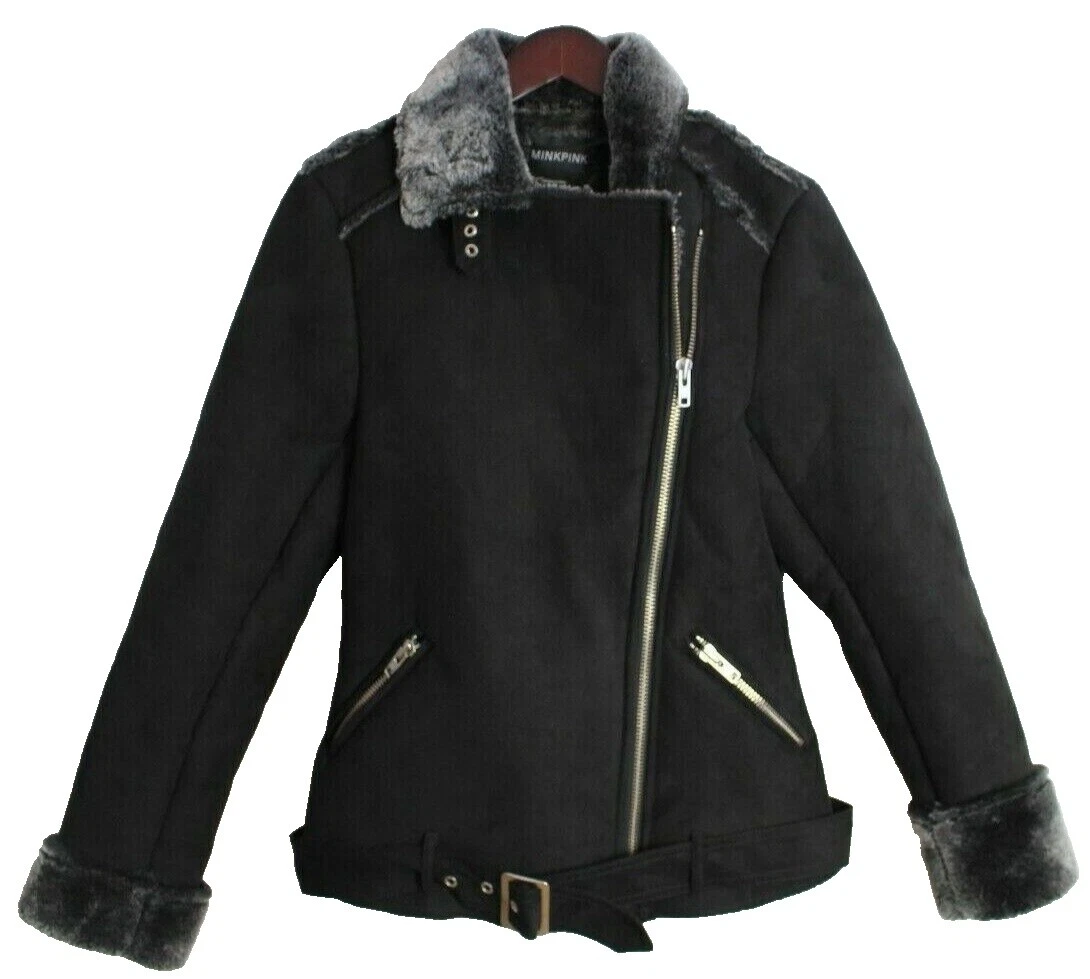 MINKPINK Negro abrigos, chaquetas y chalecos para Mujeres