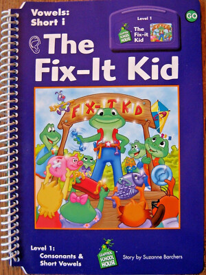 LeapFrog Leap Pad Vowels Short i ''The Fix-It Kid'', Booklet Only