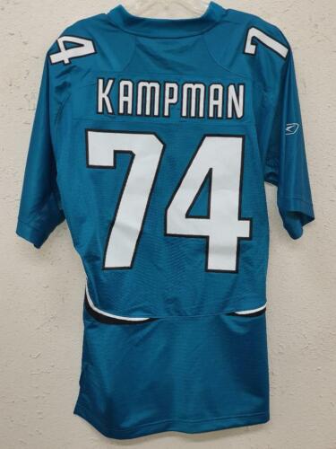 CAMISETA REEBOK NFL JACKSONVILLE JAGUARS AARON KAMPMAN VERDE AZULADO TALLA XL - Imagen 1 de 2