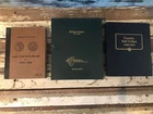 Vintage Coin Albums Morgan Franklin Half Dollars Lot 3 Albums Empty