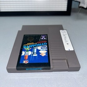 Gyromite - Nintendo Entertainment System (NES) 5 Screw Cartridge Working/Tested