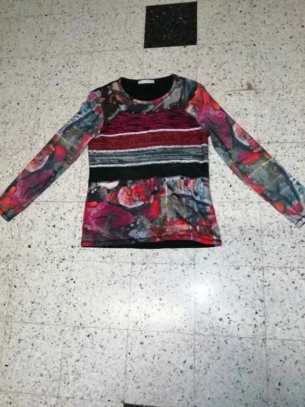 Pull Femme Armand Thiery - Taille 3/40 (M) - Rouge - Très Bon état