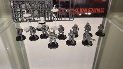 Warhammer 40,000 NEW Tau Empire Kill Team Pre-Assembled x10 Tau Plus Sprues Book