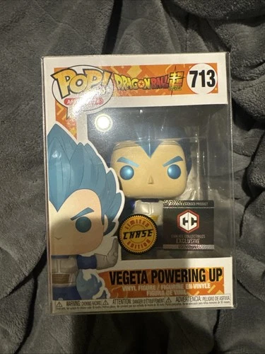 Funko Pop Dragon Ball Vegeta Powering Up Metallic Chase Chalice Collectibles 713