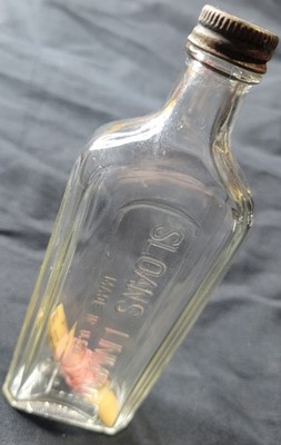 Sloans Vintage Liniment 6 Oz. Bottle Embossed