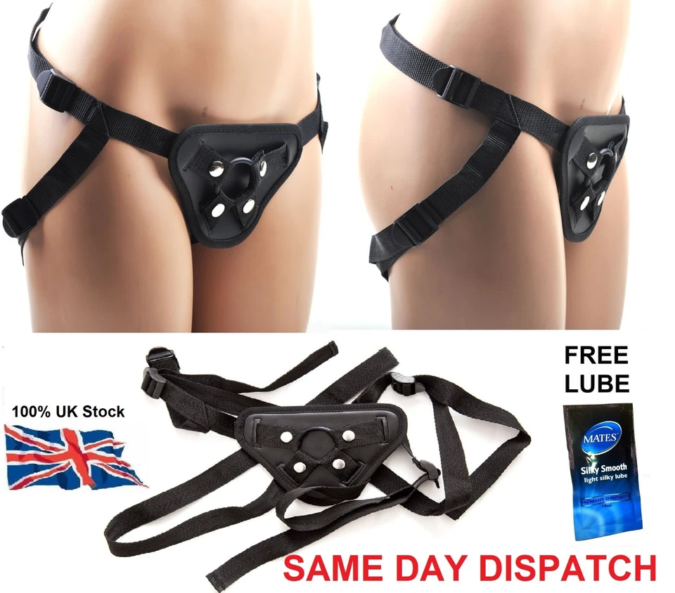EROTIQ Adjustable Strap On HARNESS Sex Toys for Men Women Lesbian Gay Couples LGBTQ