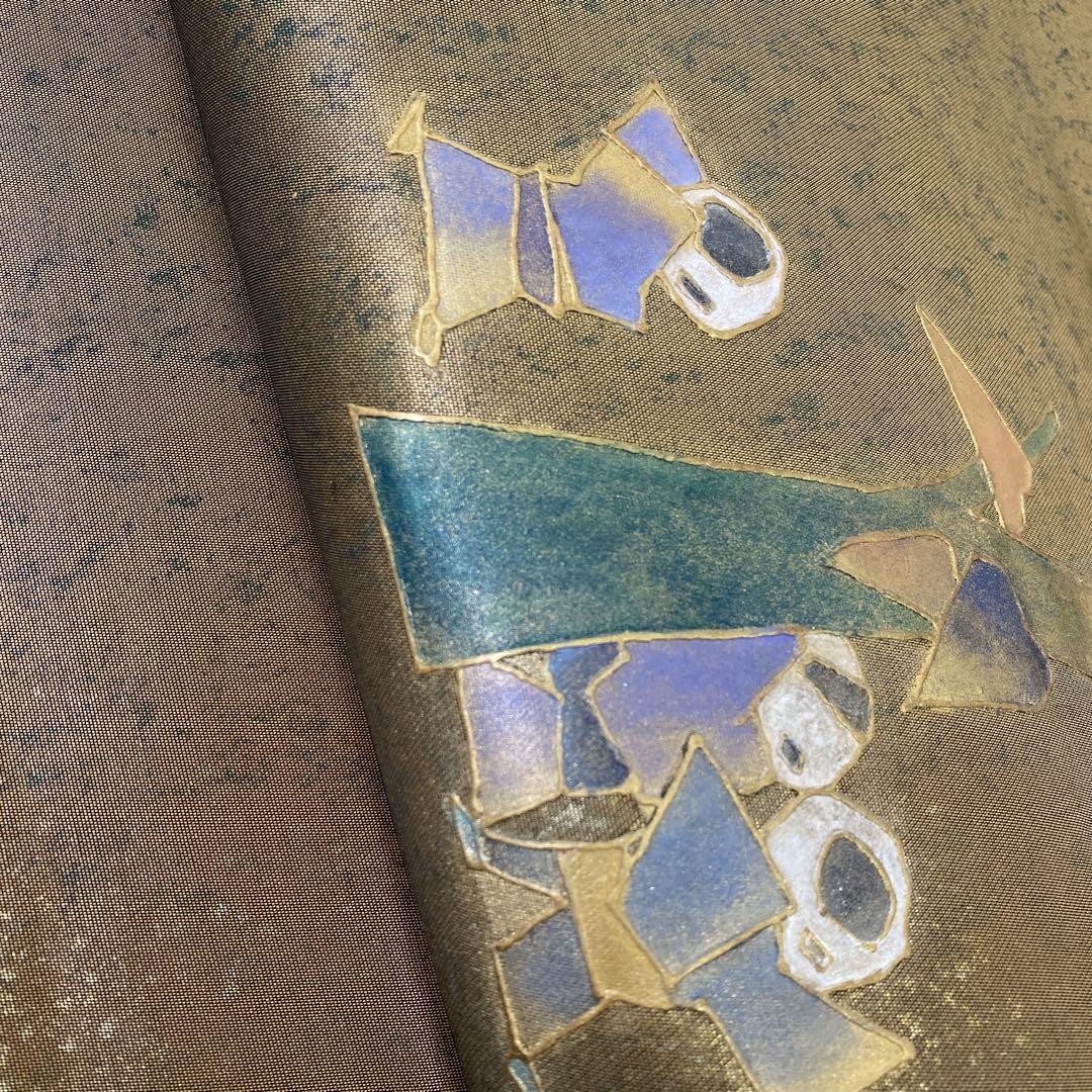 2158様感謝‼️蔵出しJAPAN GOZEN天然木　梨地最高級布着砂子御膳 5客 JAPANESE KIMONO FUKURO OBI OTAIKO-GARA PURE SILK Z8559 | eBay