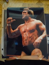mr wonderful paul orndorff Signed 8x10 Wwe Wwf Photo.  Proof Shown Exact 