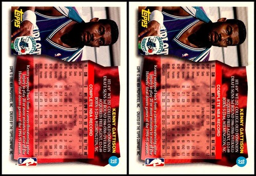1995 Topps Kenny Gattison (2) Card Lot - EXCLUSIVE OFFER – ACT QUICK! - Picture 2 of 2