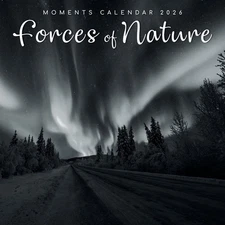 FORCES OF NATURE - 2026 WALL CALENDAR - BRAND NEW - 224808