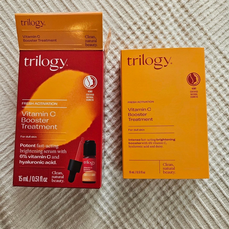 Trilogy Vitamin C Booster Treatment & Hydra-Mask Plump Nourish Firm 0.51oz - Image 2 of 4