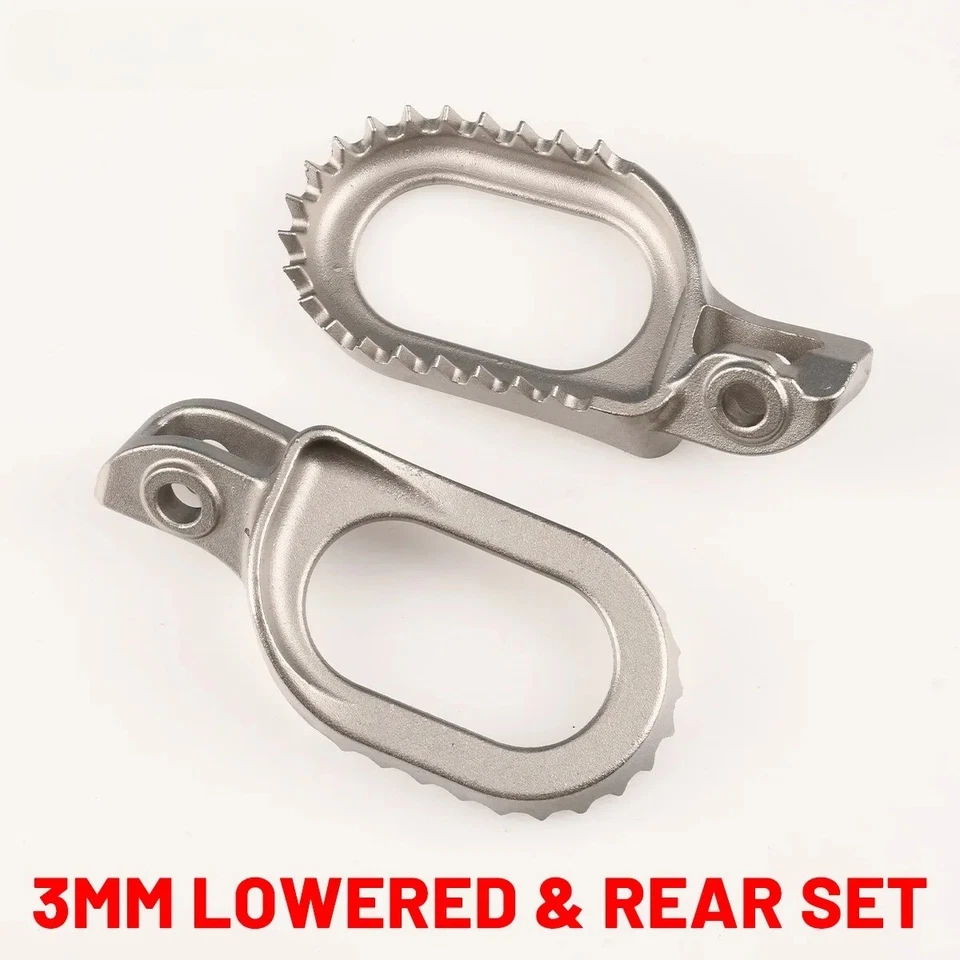 Motorcycle Lowered 3mm Rear Set Foot Pegs For KTM 125-500 EXC EXCF XCW XC XCF Foto 4 de 4