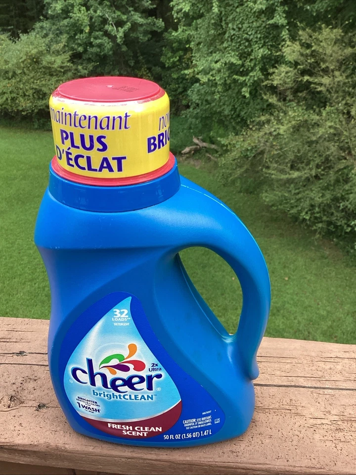 Cheer Bright Clean Liquid Laundry Detergent Fresh Clean Scent 50 oz 32 Load - Image 2 of 4