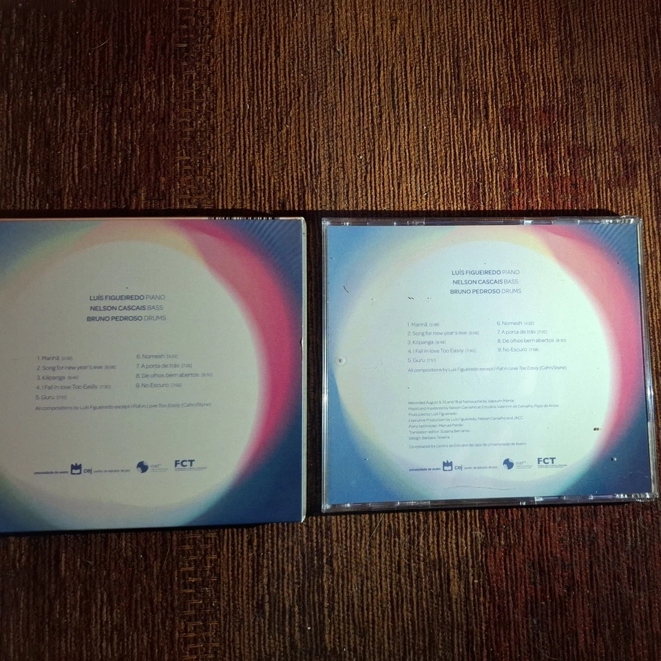 Luis Figueiredo Trio - Manha  (  2011 CD ) Portuguese Jazz Trio - Image 2 of 4