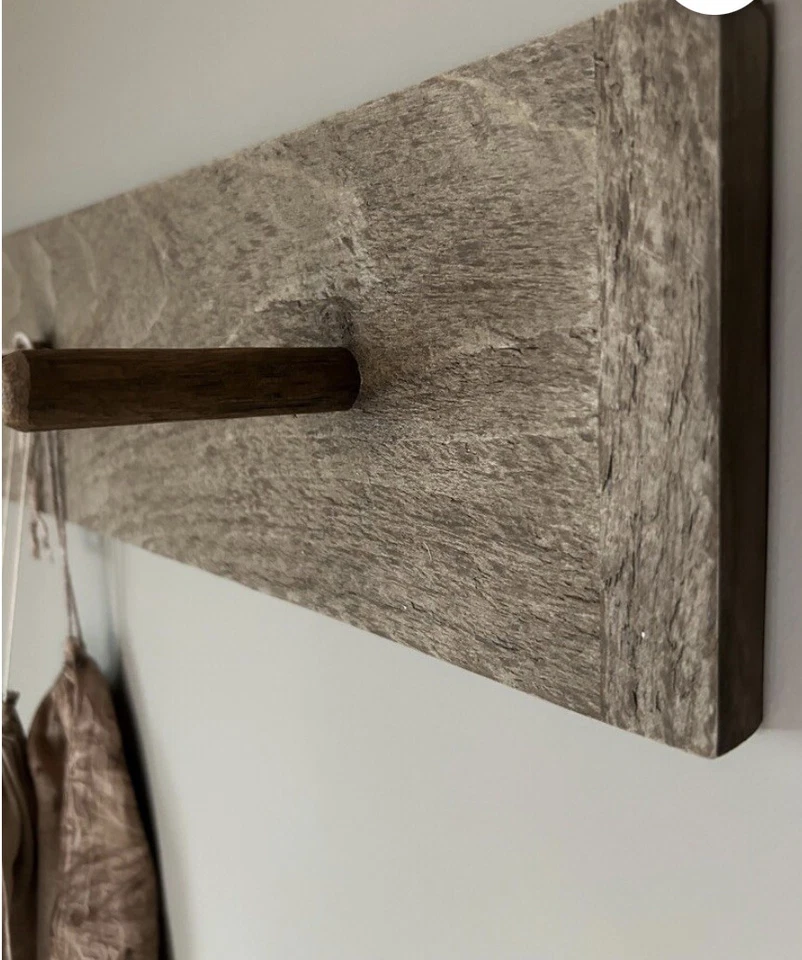 Farmhouse Primitive Prairie Bread Board Peg Rack Board - Image 3 of 3