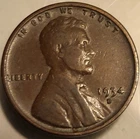 1934 D 1C BN Lincoln Wheat Penny Cent Coin! Good Condition!