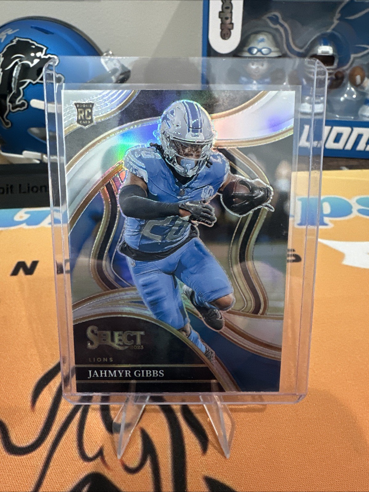 2023 Panini Select - Club Level Jahmyr Gibbs #266 Silver Prizm (RC)