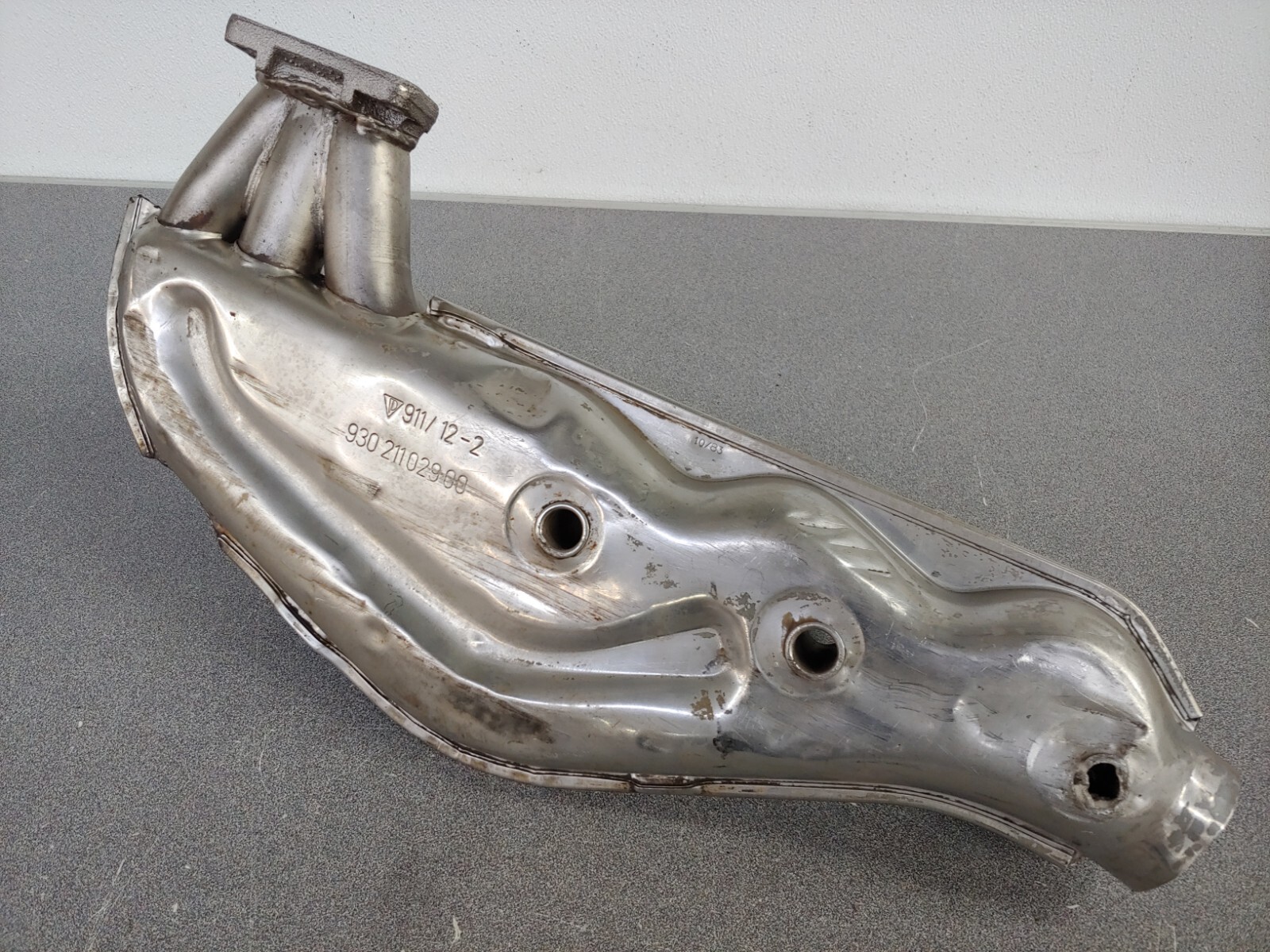 Pair of Original Genuine Porsche 911 Carrera Stainless Heat 