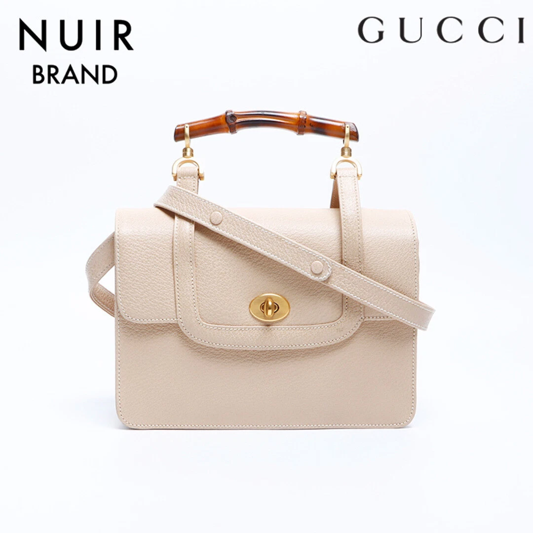 Sac bandoulière Gucci bambou occasion NUIR 0