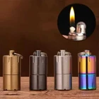 Mini Peanut Survival Oil Lighter KEYCHAIN KEYRING FIRE BUSHCRAFT HIKING CAMPING