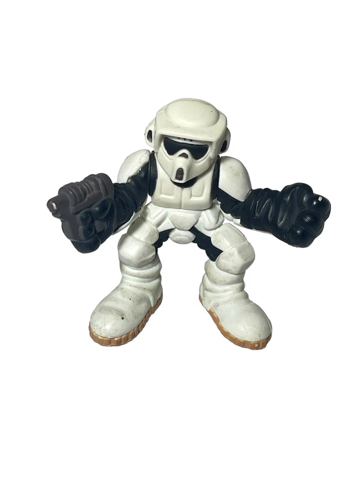 Figura Biker Scout Trooper 2001 Star Wars LFL Hasbro Playskool Galactic Heroes A Foto 2 de 4