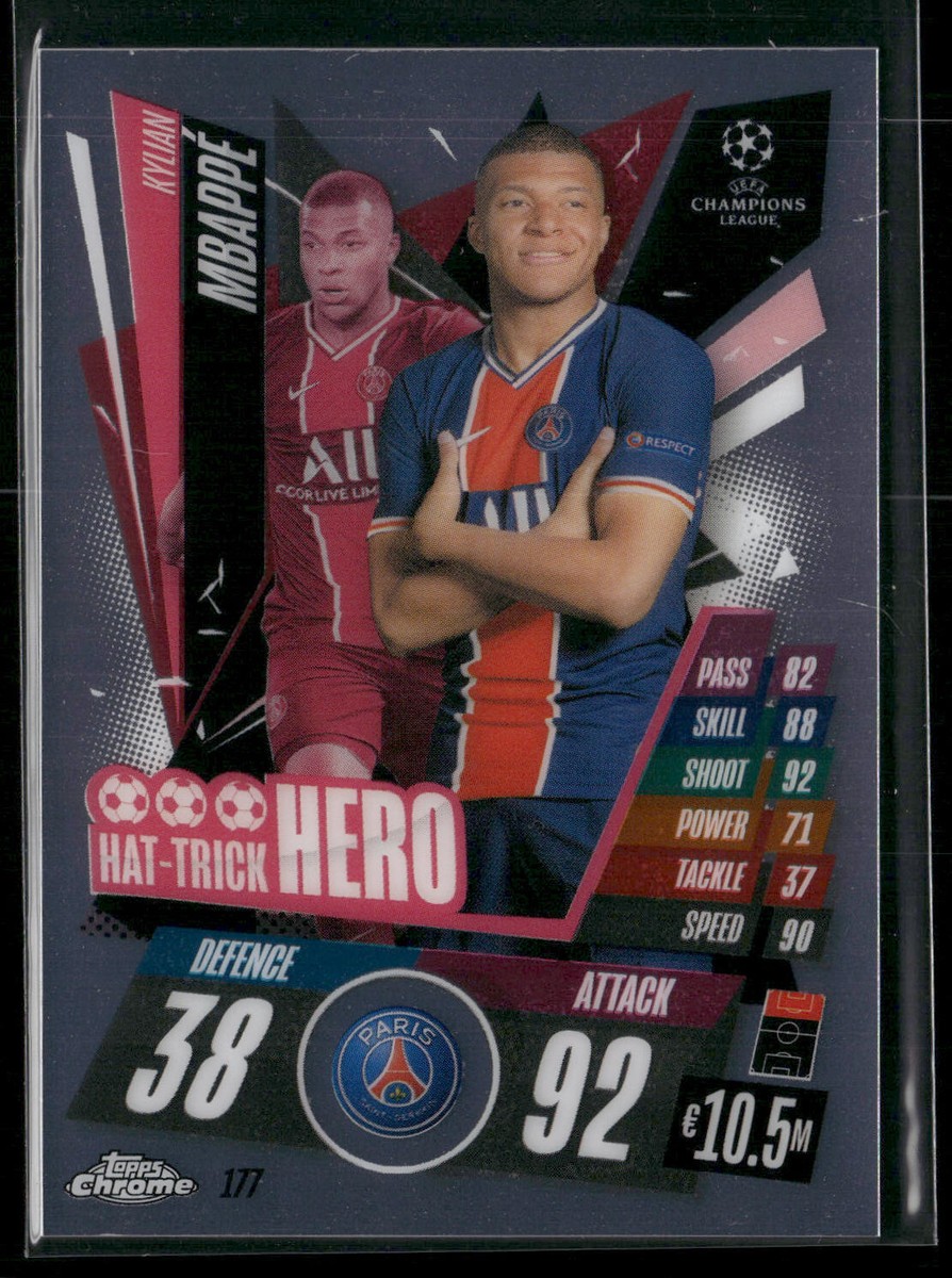 キリアン・エムバペ topps Chrome Kylian Mbappe 2024-25 Topps Chrome UEFA Club Competitions #1 Kylian Mbappé
