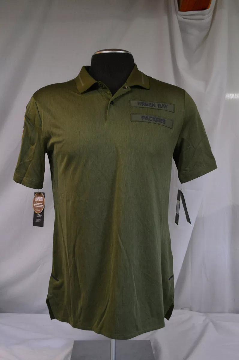 NIKE Men's NFL Green Bay Packers Military Salute To Service Polo LRG ...