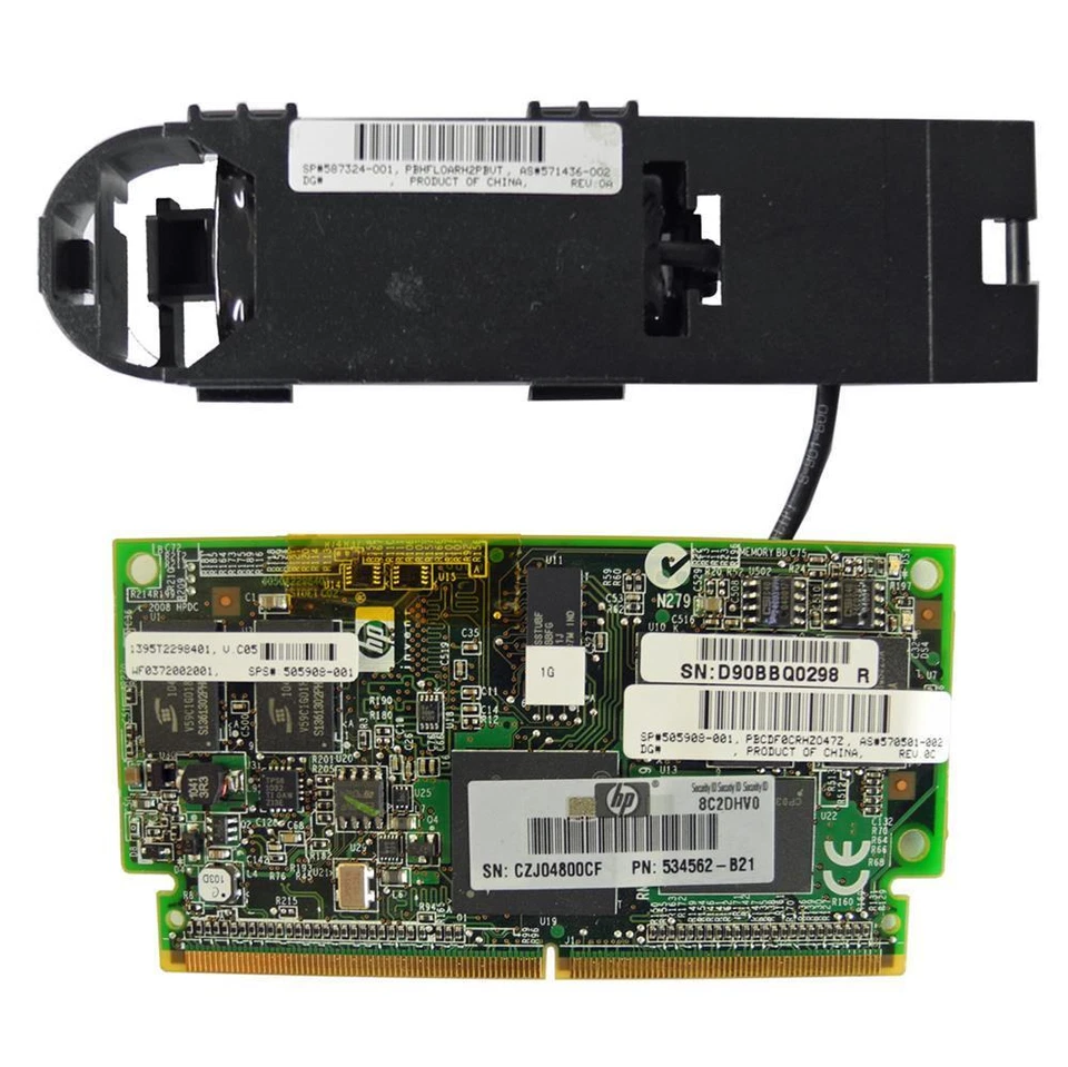 HP 1GB Cache Module 505908-001 mit Battery Pack BBWC für Smart Array P410/410i