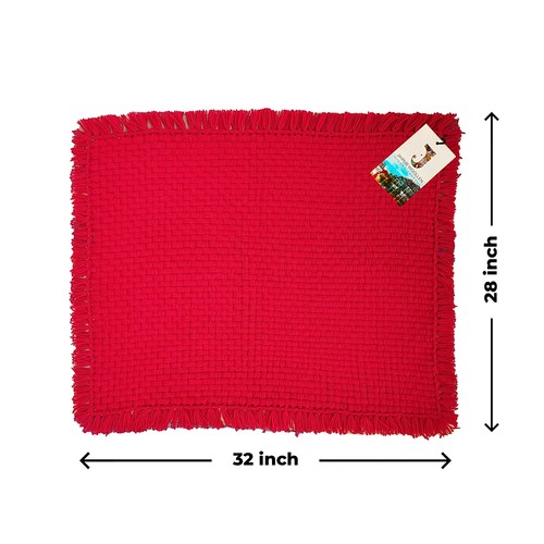 Handicraft Soft Woollen, Handmade Pooja Aasan mat ( 32x28 inch) - Picture 4 of 4