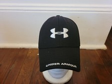 Youth Size Under Armour Black Hat Buckleback Classic Logo