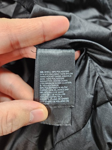 The North Face Womens Black 550 Long Goose Down Puffer Coat Size XS - Picture 21 of 22