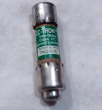 1 NOS, FNQ R 10, 10 amp Class CC 600 volt CC-tron fuse - ATQR10 KLDR10