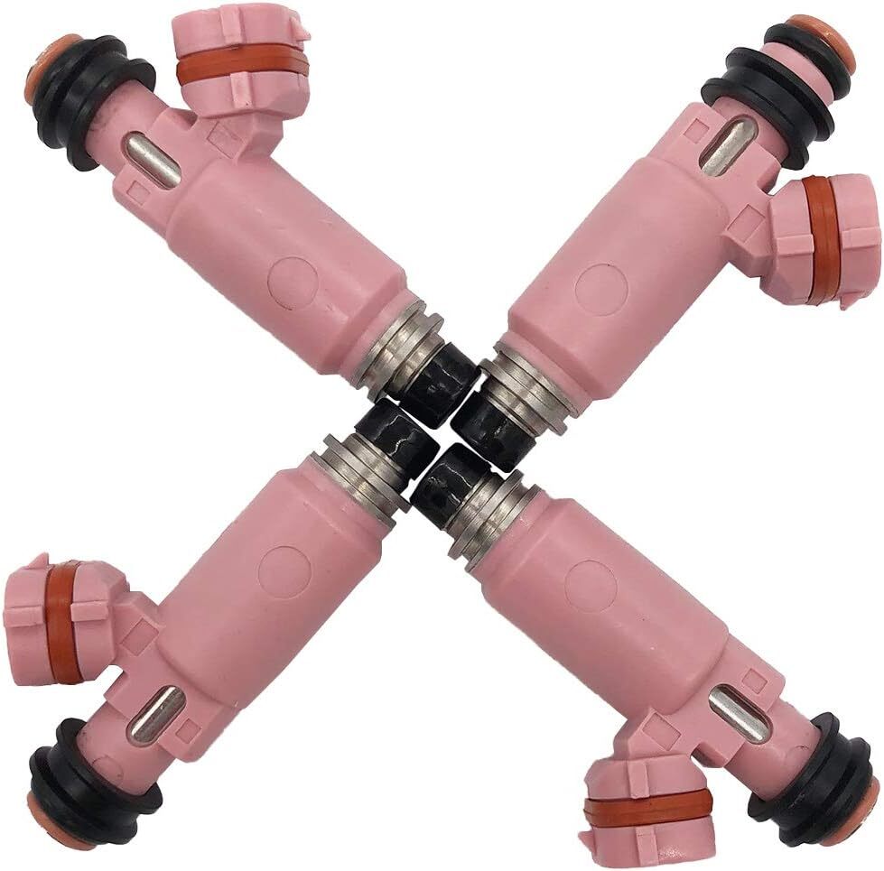 4x Pink Fuel Injectors For Subaru STI Impreza WRX 2.0L 2.5L