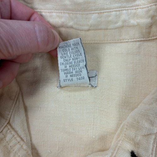 J. Jill Women's S Yellow 100% Linen Button Front Jacket - Picture 4 of 5