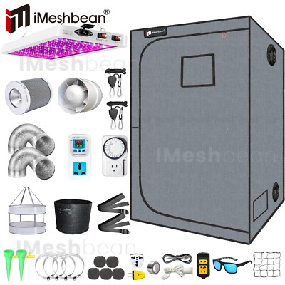 40x40x80in Grow Tent Kit Automatic Plant Growing Systems Grow Light Ventilation