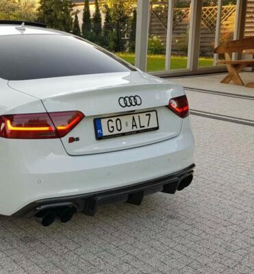 Diffusor für Audi A5 S5 S-Line Heckansatz Coupe Cabrio Sportback Heckschürze FL