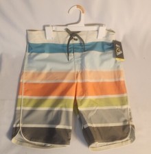 Boys Swim Suit Art Class Target Multi Color Striped Bottoms Shorts size 14 New