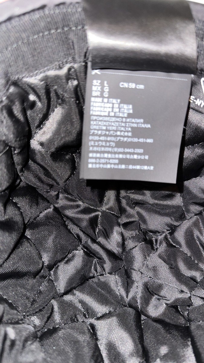 Prada Re Nylon Beanie Black 2HC168-2DV4 | eBay