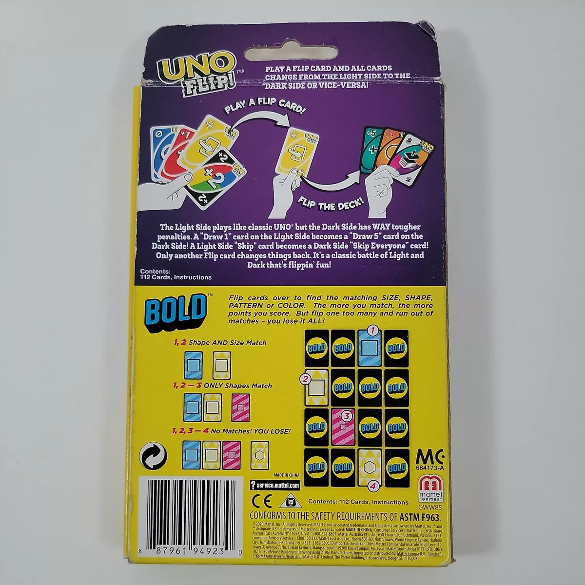 UNO Flip!, Board Game