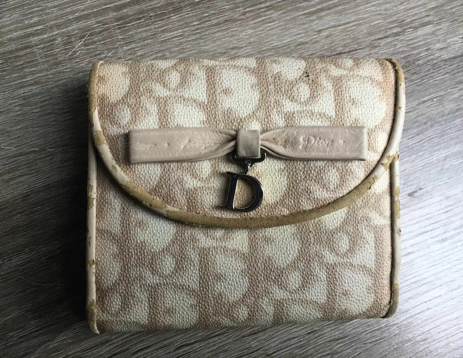 VINTAGE CHRISTIAN DIOR PORTEFEUILLE MONOGRAM WALLET