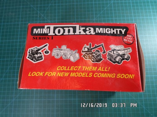 1998 Maisto Mighty Mini Tonka Frontlader #728 Neu aus altem Lagerbestand OVP - Bild 5 von 10
