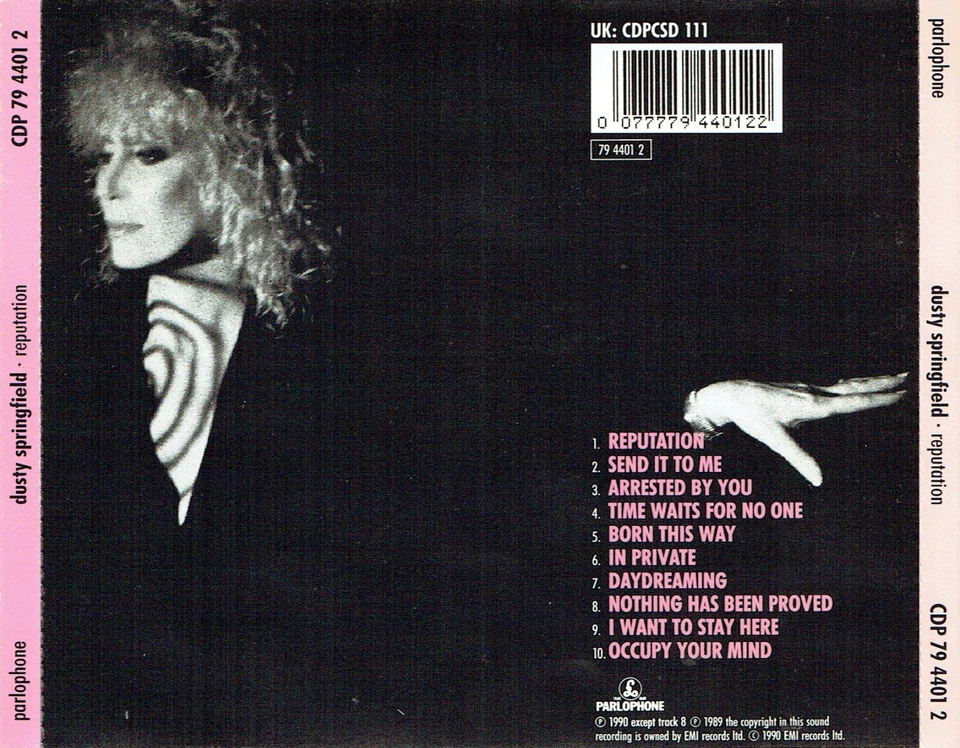 (CD) Dusty Springfield - Reputation - In Private, Arrested By You, u.a. - Bild 2 von 2