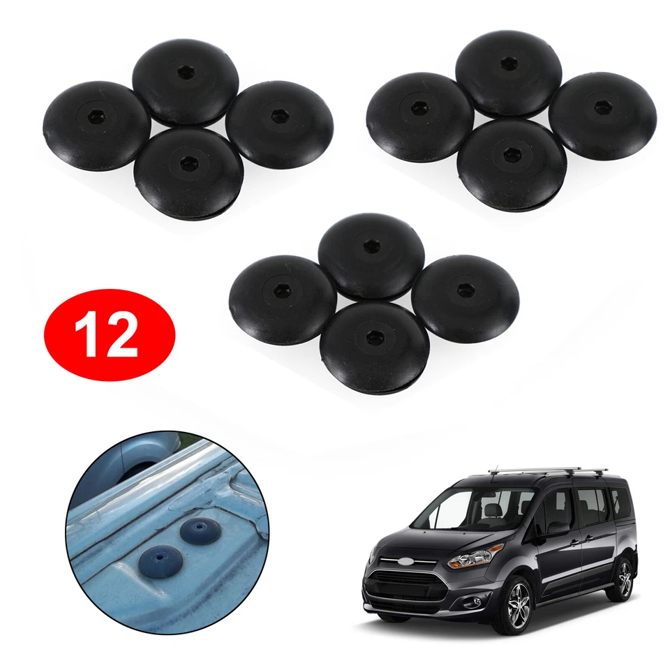 12PCS Roof Rack Hole Bolt Screw W/ Seal Gasket Fit Ford Transit Custom 12-21 H0 Foto 2 de 4