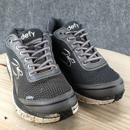 GDEFY Gravity Defyer Sneaker Mens 8.5M Gray Low Lace Up Walking Athletic Shoes - Picture 3 of 18