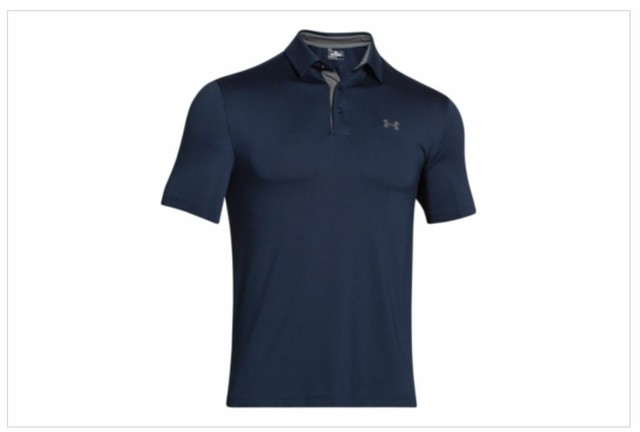 under armour heather golf polo