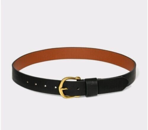 Women's Solid Horseshoe Belt Size XXL Black - Universal Thread - Picture 1 of 1