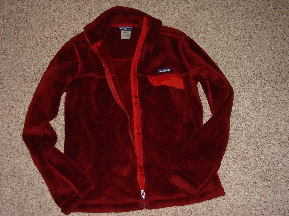 Womens Patagonia Burgundy Full Zip Jacket Size S